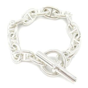 Hermes Silver 925 Chain d'Ancre PM Bracelet